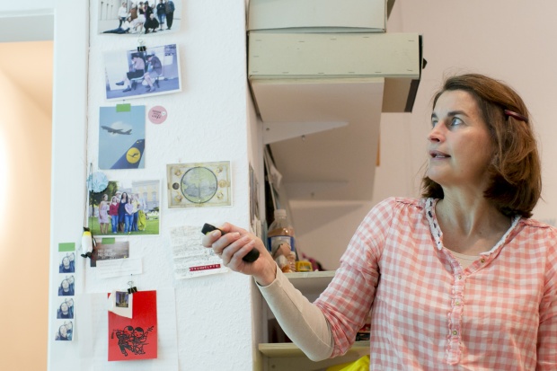 Dr. Katja Weiske hält einen Vortrag über John Langdon-Down