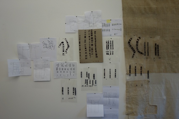 Skizzen zum Chromosomen-Teppich