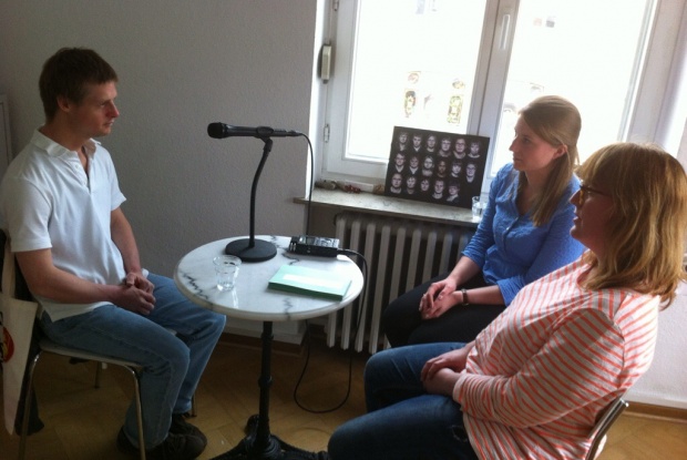 Marc Lohmann im Interview, Foto: Katja de Bragança Marc Lohmann im Interview